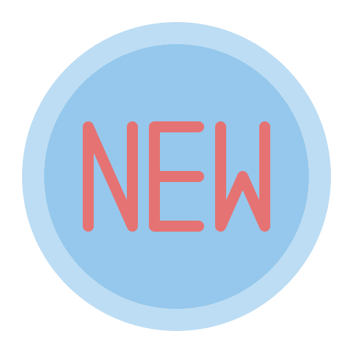 New commerce and shopping sticker badge icon New commerce and shopping sticker badge icon