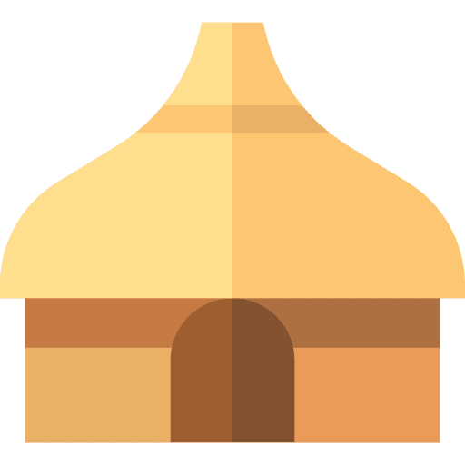 Hut african africa south africa icon