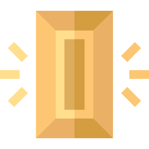 Gold bar gold ingot gold bar invesment icon Gold bar gold ingot gold bar invesment icon