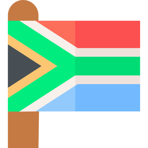 South africa national flag country south african icon South africa national flag country south african icon
