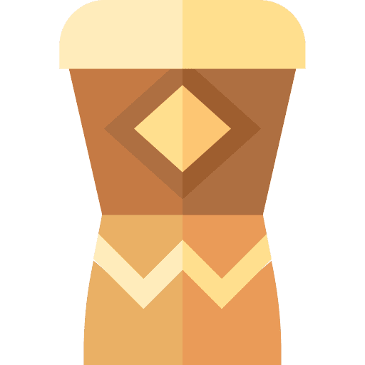 Djembe musical instrument music and multimedia percussion instrument icon Djembe musical instrument music and multimedia percussion instrument icon