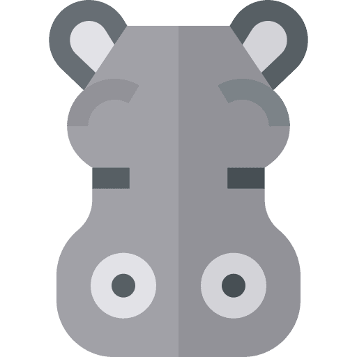 Hippopotamus zoology hippopotamus animals icon Hippopotamus zoology hippopotamus animals icon
