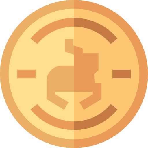 Krugerrand money business and finance currency icon Krugerrand money business and finance currency icon