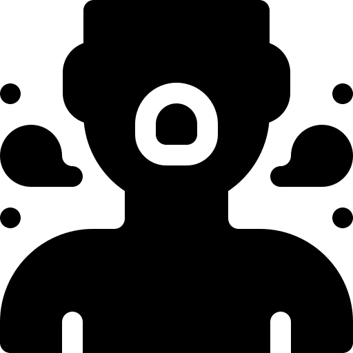 Cough caucasian disease avatar icon