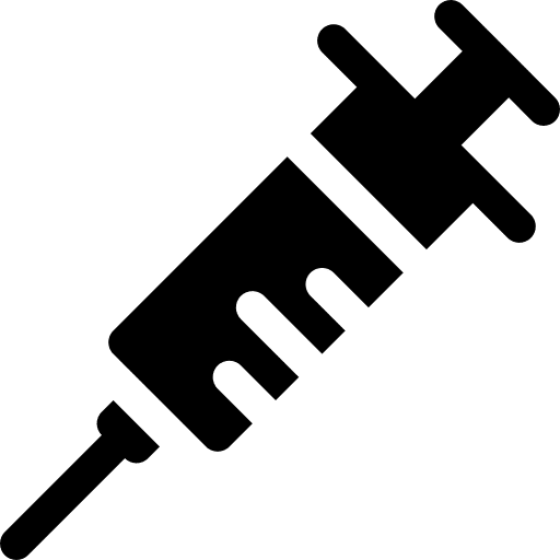 Vaccine healthcare and medical vaccine shot icon