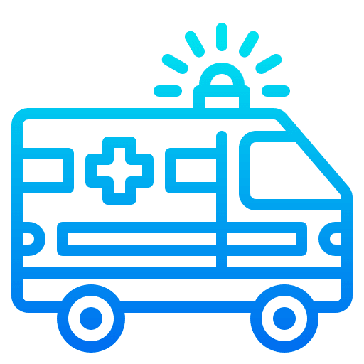 Ambulance healthcare and medical medical health and care icon