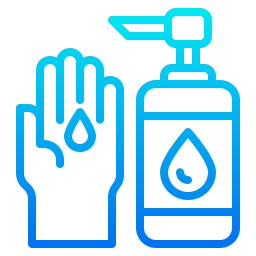 Hand wash hygiene clean gel icon