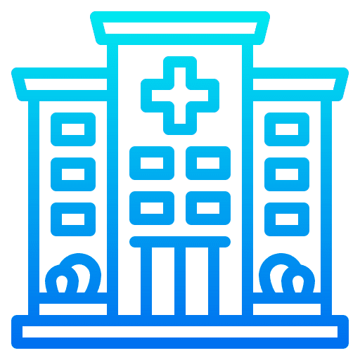Hospital hospital nursing healthcare and medical icon
