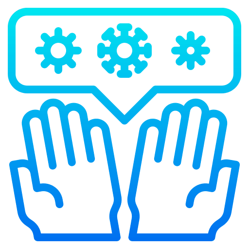 Hand wash virus clean healthcare and medical icon