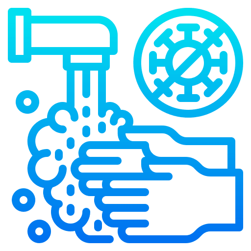 Hand washing coronavirus hygiene clean icon