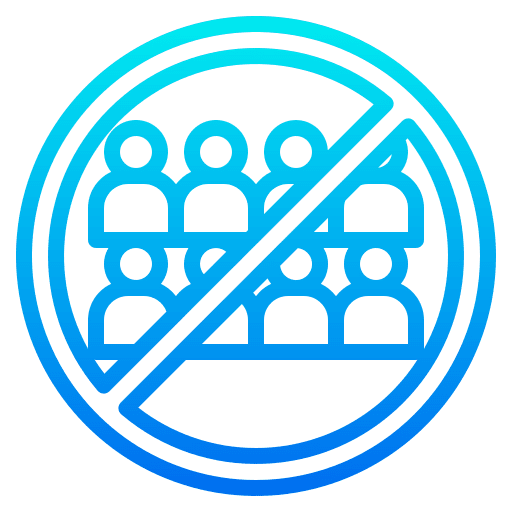 No group covid 19 signaling no group icon
