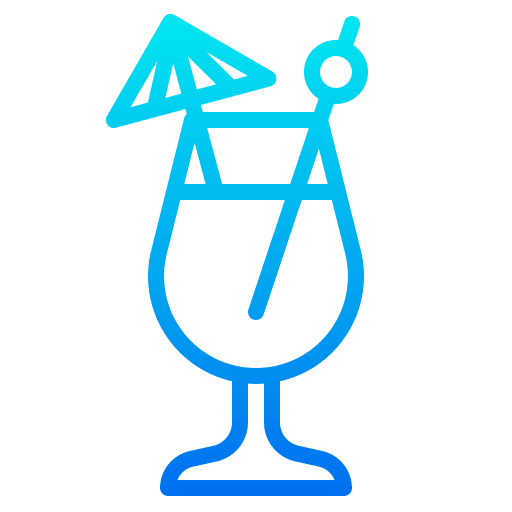 Cocktail alcohol party food icon Cocktail alcohol party food icon