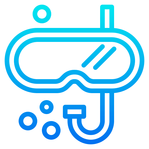Snorkel snorkel gear sports and competition snorkeling icon