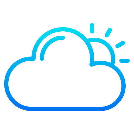 Cloudy cloudy sunny sun icon Cloudy cloudy sunny sun icon
