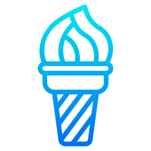 Ice cream cone food and restaurant dessert icon Ice cream cone food and restaurant dessert icon