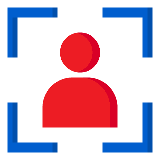 Face detection picture ui face detection icon