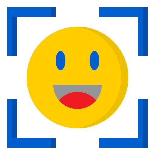 Face detection portrait face detection photography icon Face detection portrait face detection photography icon