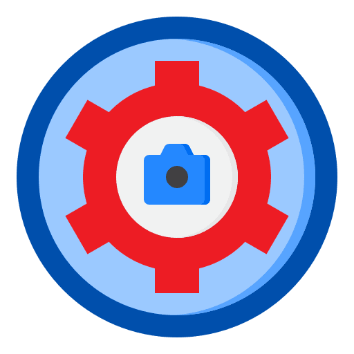 Setting photography configuration ui icon Setting photography configuration ui icon