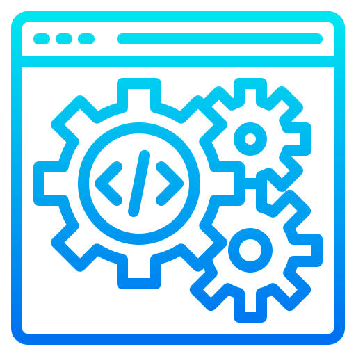 Configuration coding setting web design icon