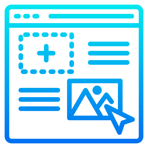 Web design devices image development icon Web design devices image development icon