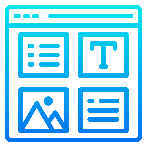Web design image seo and web font design icon Web design image seo and web font design icon