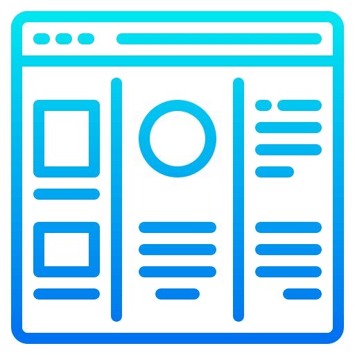 Web design layout web development website icon Web design layout web development website icon