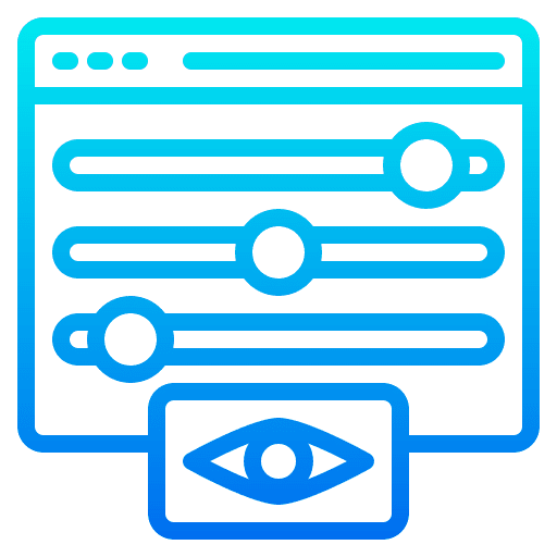 View seo and web management settings icon View seo and web management settings icon