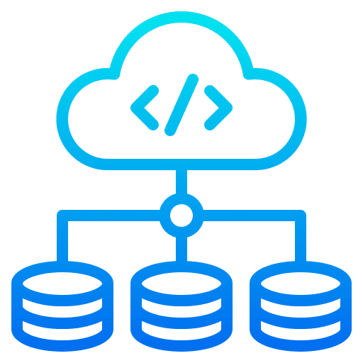 Cloud server programing cloud server coding icon Cloud server programing cloud server coding icon