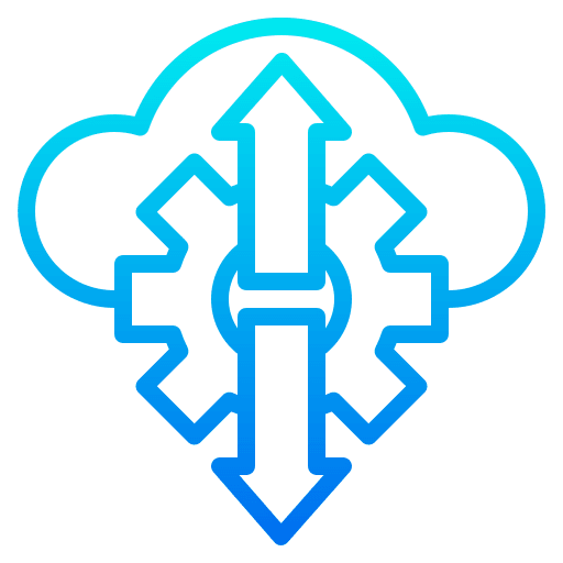 Configuration network cloud storage server icon Configuration network cloud storage server icon