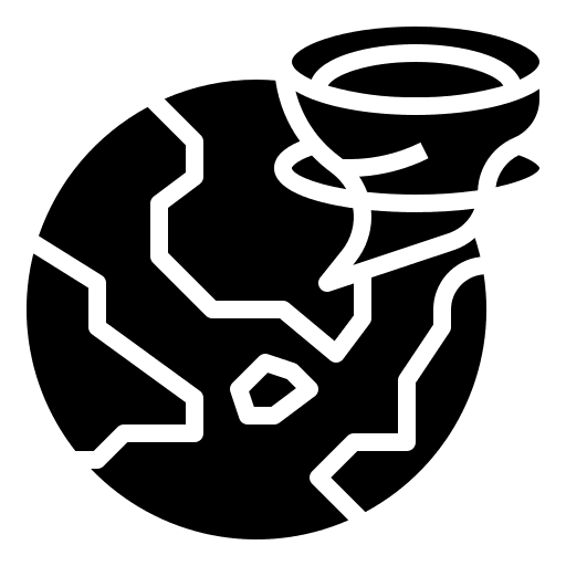 Cyclone nature climate whirlwind icon