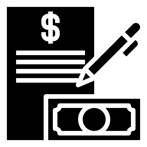 Financial document business and finance profit report icon Financial document business and finance profit report icon