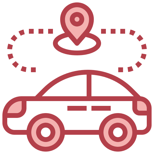 Autonomous car transportation driverless car car icon