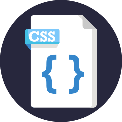 Css extension document file css icon