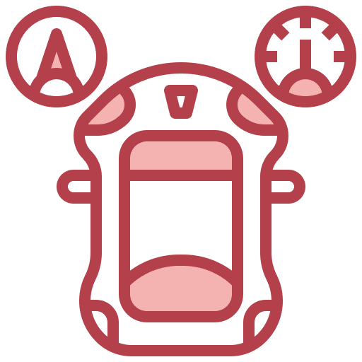 Operating system self driving automotive driving icon Operating system self driving automotive driving icon