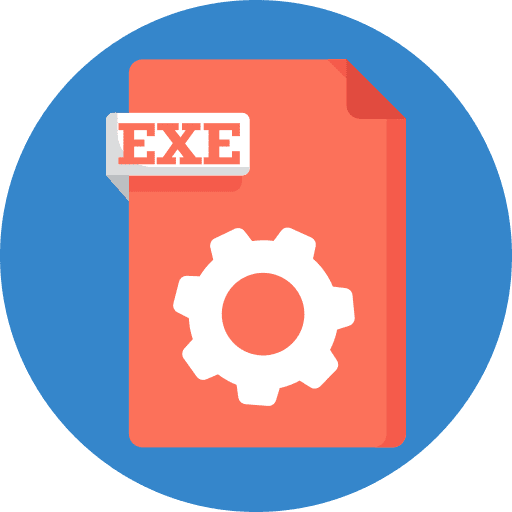 Exe extension format digital exe icon