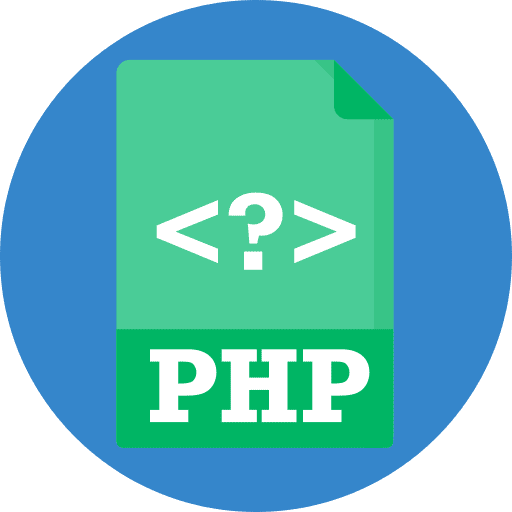 Php format coding file extension icon Php format coding file extension icon