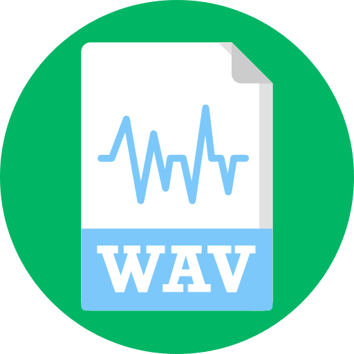 Wav file files and folders extension interface icon Wav file files and folders extension interface icon