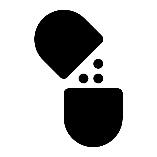 Capsule pharmaceutical healthcare and medical medication icon