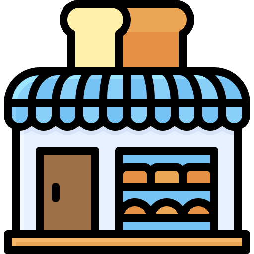 Bakery shop shop food store bakery icon
