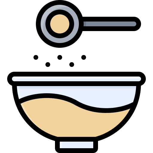 Ingredient food and restaurant cooking bakery icon