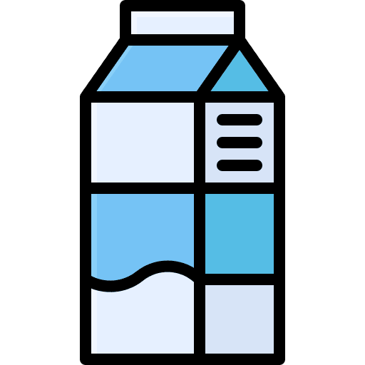 Milk carton healthy milk box milk icon