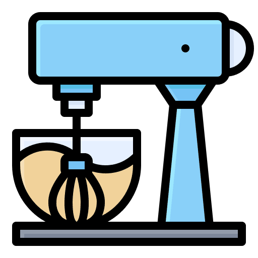 Mixer blender kitchen utensils tools cooking icon
