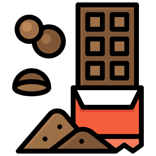 Chocolate bar cook chocolate kitchen icon