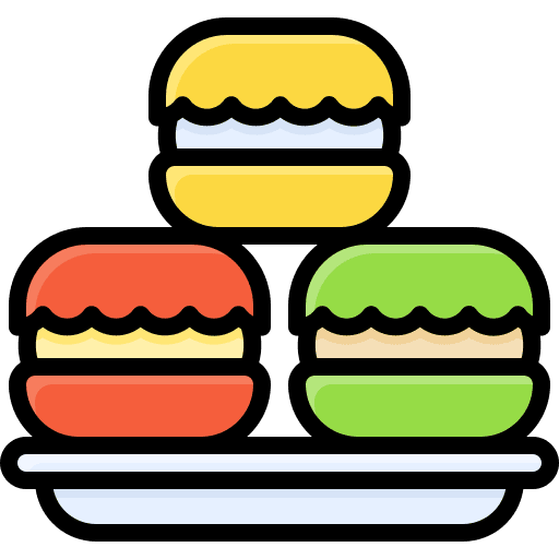 Macaron bakery macaron food icon