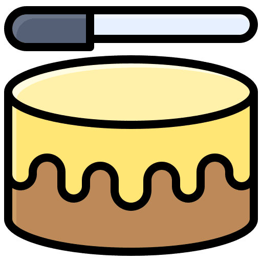 Spatula pallete pallet cake icon