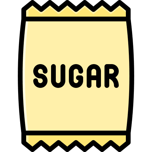 Sugar sweet bag ingredient icon