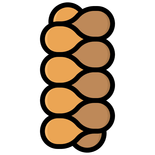 Challah food baguette challah icon