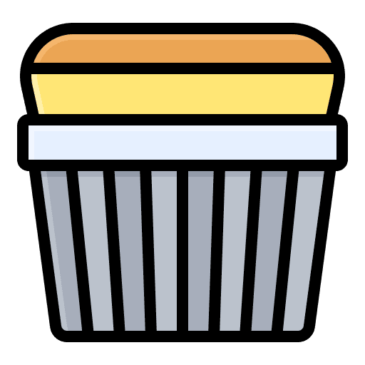 Cupcake cupcake baked bakery icon