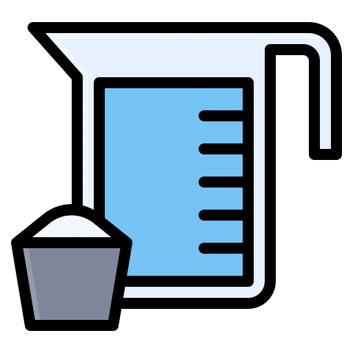 Measuring cup measurement cooking glass icon