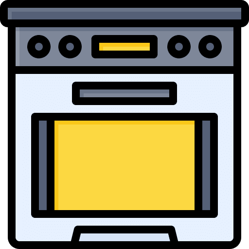 Oven tools kitchenware electronics icon